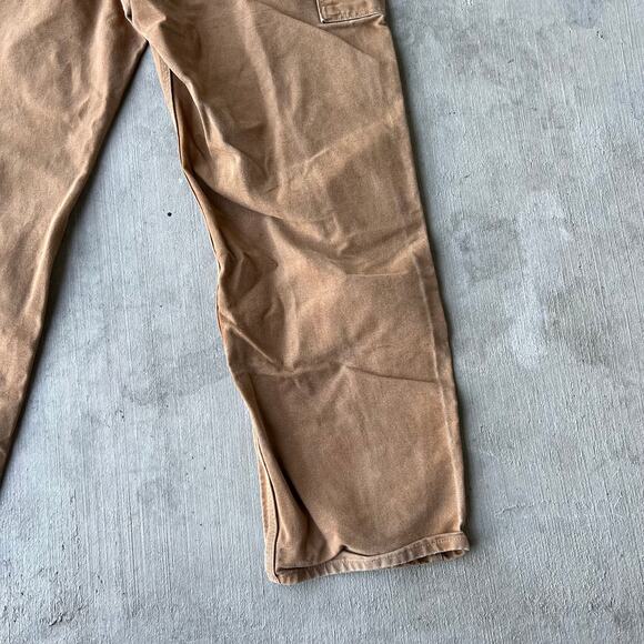 Vintage Y2K Carhartt brown double knee work wear carpenter pants - Picture 10 of 10